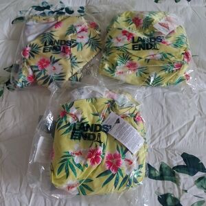 Lands End Womens Hibiscus Beach Separates